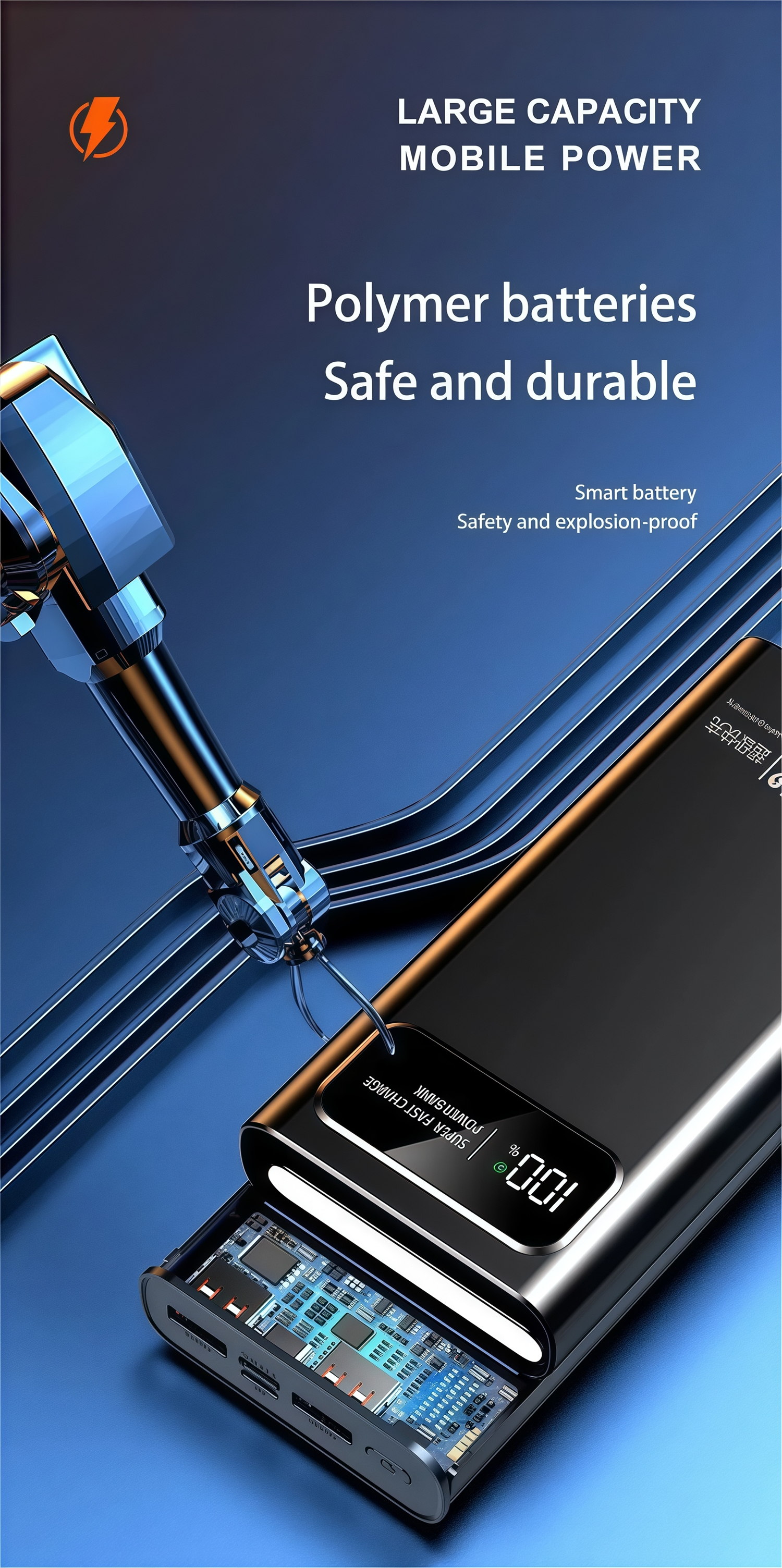 66W Super Fast Charging Power Bank 20000mAh 10000mAh Large Capacity Digital Display Portable Battery Pack Built In Cables for iPhone 14 13 Pro Samsung Xiaomi Redmi Note 9 OPPO Huawei Travel Office Daily Use 66W Super Fast Charging Power Bank 20000mAh 10000mAh Large Capacity Digital Display Portable Battery Pack Built In Cables for iPhone 14 13 Pro Samsung Xiaomi Redmi Note 9 OPPO Huawei Travel Office Daily Use portable Power bank,xiaomi power bank,iphone power bank,samsung power bank,fast charging power bank,22W power bank,10000mah power bank,20000mah power bank,power bank factory,power bank wholesale