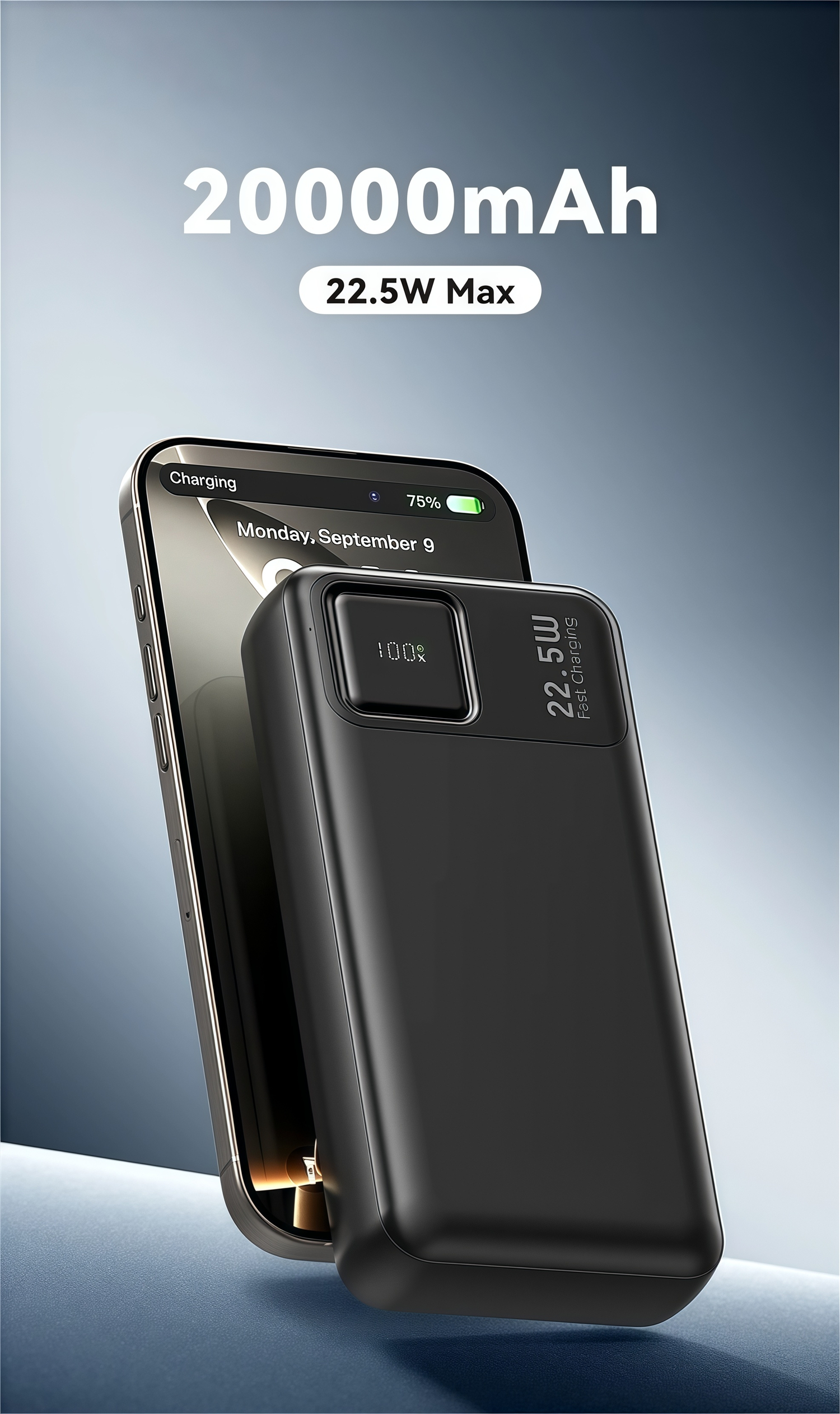 22.5W Fast Charging Business Power Bank 20000mAh Portable External Big Battery Capacity Powerbank Charger For Xiaomi Redmi iPhone Samsung 22.5W Fast Charging Business Power Bank 20000mAh Portable External Big Battery Capacity Powerbank Charger For Xiaomi Redmi iPhone Samsung Large Capacity Power bank,Storage Battery Pack,Outdoor camping,Car Emergency Power Supply,xiaomi power bank,iphone power bank,samsung power bank,fast charging power bank