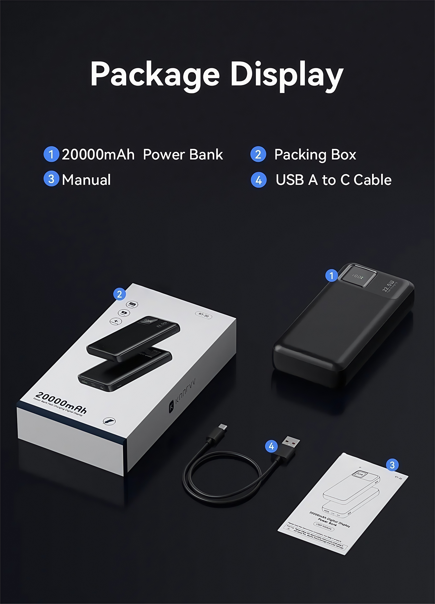 22.5W Fast Charging Business Power Bank 20000mAh Portable External Big Battery Capacity Powerbank Charger For Xiaomi Redmi iPhone Samsung 22.5W Fast Charging Business Power Bank 20000mAh Portable External Big Battery Capacity Powerbank Charger For Xiaomi Redmi iPhone Samsung Large Capacity Power bank,Storage Battery Pack,Outdoor camping,Car Emergency Power Supply,xiaomi power bank,iphone power bank,samsung power bank,fast charging power bank