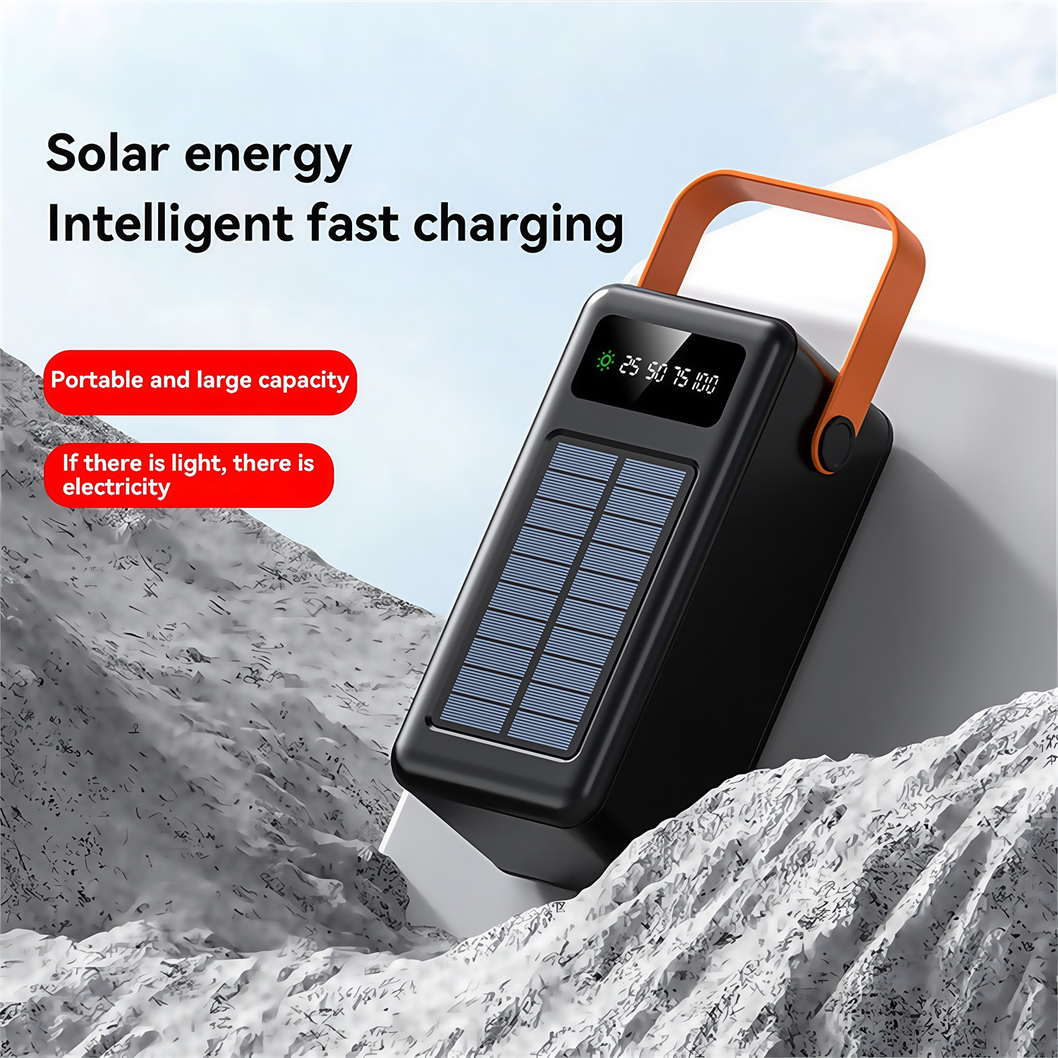 100000mAh 50000mAh Power Bank Solar Portable Large Capacity With Four Detachable Built-in Charging Wire For Outdoor Camping Dormitory Use 100000mAh 50000mAh Power Bank Solar Portable Large Capacity With Four Detachable Built-in Charging Wire For Outdoor Camping Dormitory Use Portable Power Station,Solar Generator,200W Solar Panel,Large Capacity Power Supply,Storage Battery Pack,Outdoor camping,Car Emergency Power Supply,Family use power station,solar power bank,power bank