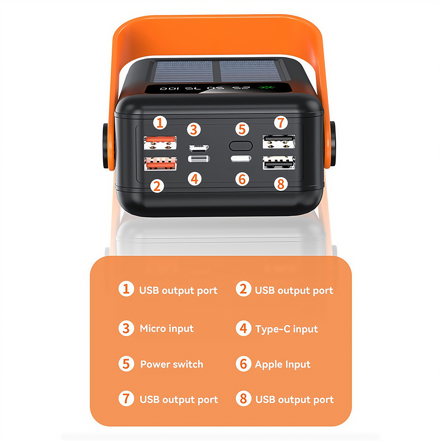 100000mAh 50000mAh Power Bank Solar Portable Large Capacity With Four Detachable Built-in Charging Wire For Outdoor Camping Dormitory Use 100000mAh 50000mAh Power Bank Solar Portable Large Capacity With Four Detachable Built-in Charging Wire For Outdoor Camping Dormitory Use Portable Power Station,Solar Generator,200W Solar Panel,Large Capacity Power Supply,Storage Battery Pack,Outdoor camping,Car Emergency Power Supply,Family use power station,solar power bank,power bank