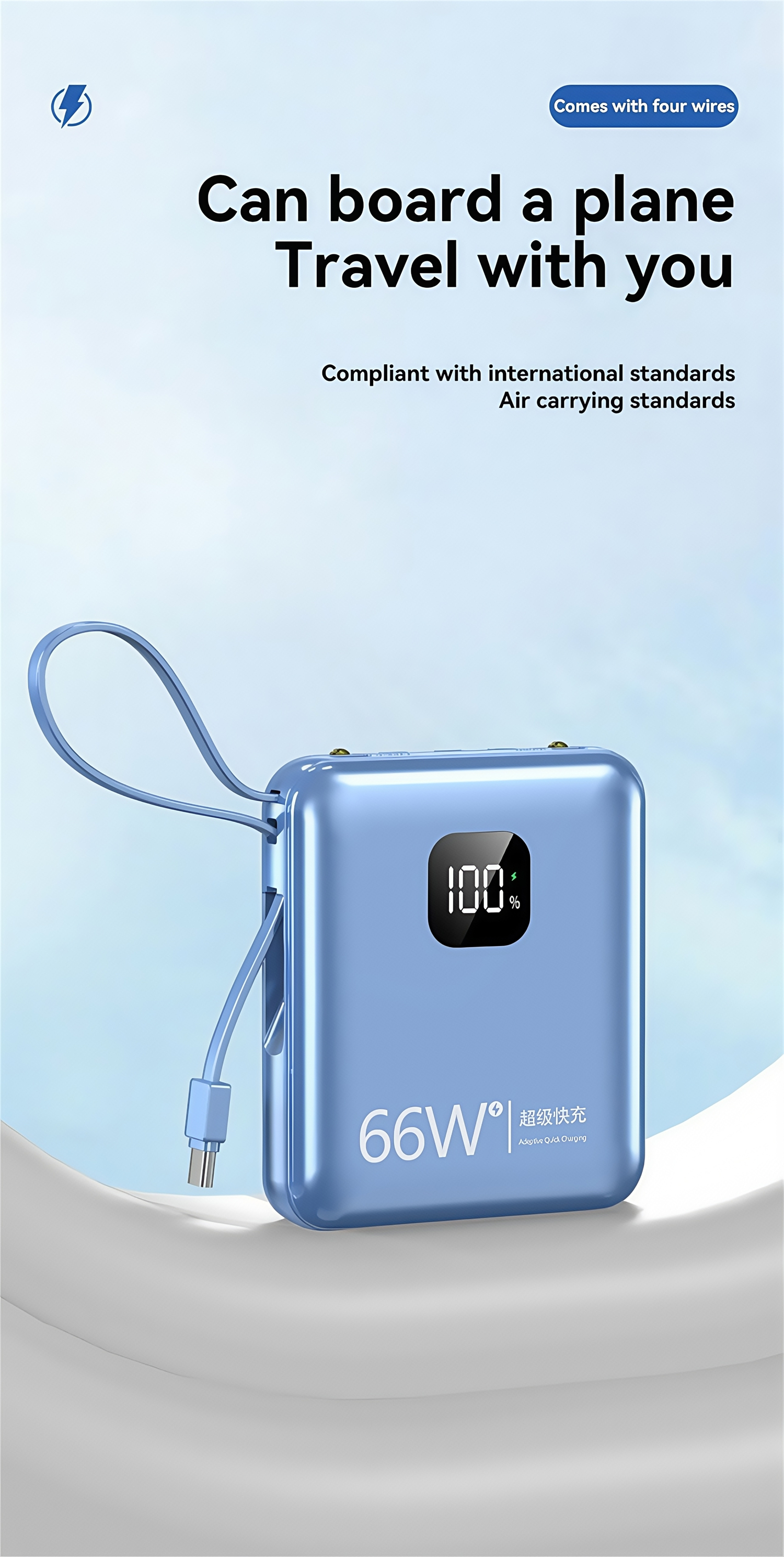 China Factory 10000mAh Power Bank 66W Super Fast Charging Built-in Cable Design Portable External Battery Universally Compatibile with iPhone Samsung Xiaomi Wholesale China Factory 10000mAh Power Bank 66W Super Fast Charging Built-in Cable Design Portable External Battery Universally Compatibile with iPhone Samsung Xiaomi Wholesale power bank,fast charging power bank,iphone power bank,xiaomi power bank,power bank factory,power bank factory china,china power bank factory