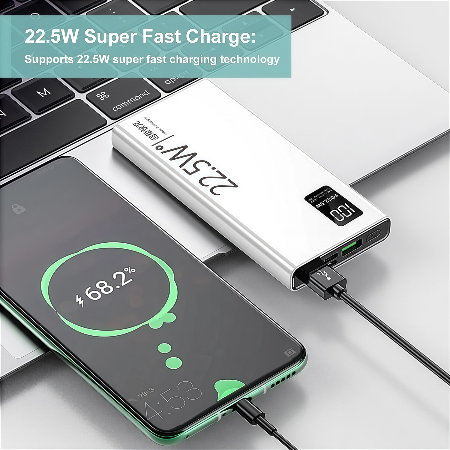 20000mAh 10000mAh Power Bank Fast Charging 22.5W Portable Charger Built In Cables External Battery Digital Display for Travel Office Daily Use 20000mAh 10000mAh Power Bank Fast Charging 22.5W Portable Charger Built In Cables External Battery Digital Display for Travel Office Daily Use portable Power bank,xiaomi power bank,iphone power bank,samsung power bank,fast charging power bank,22W power bank,10000mah power bank,20000mah power bank,power bank factory,power bank wholesale