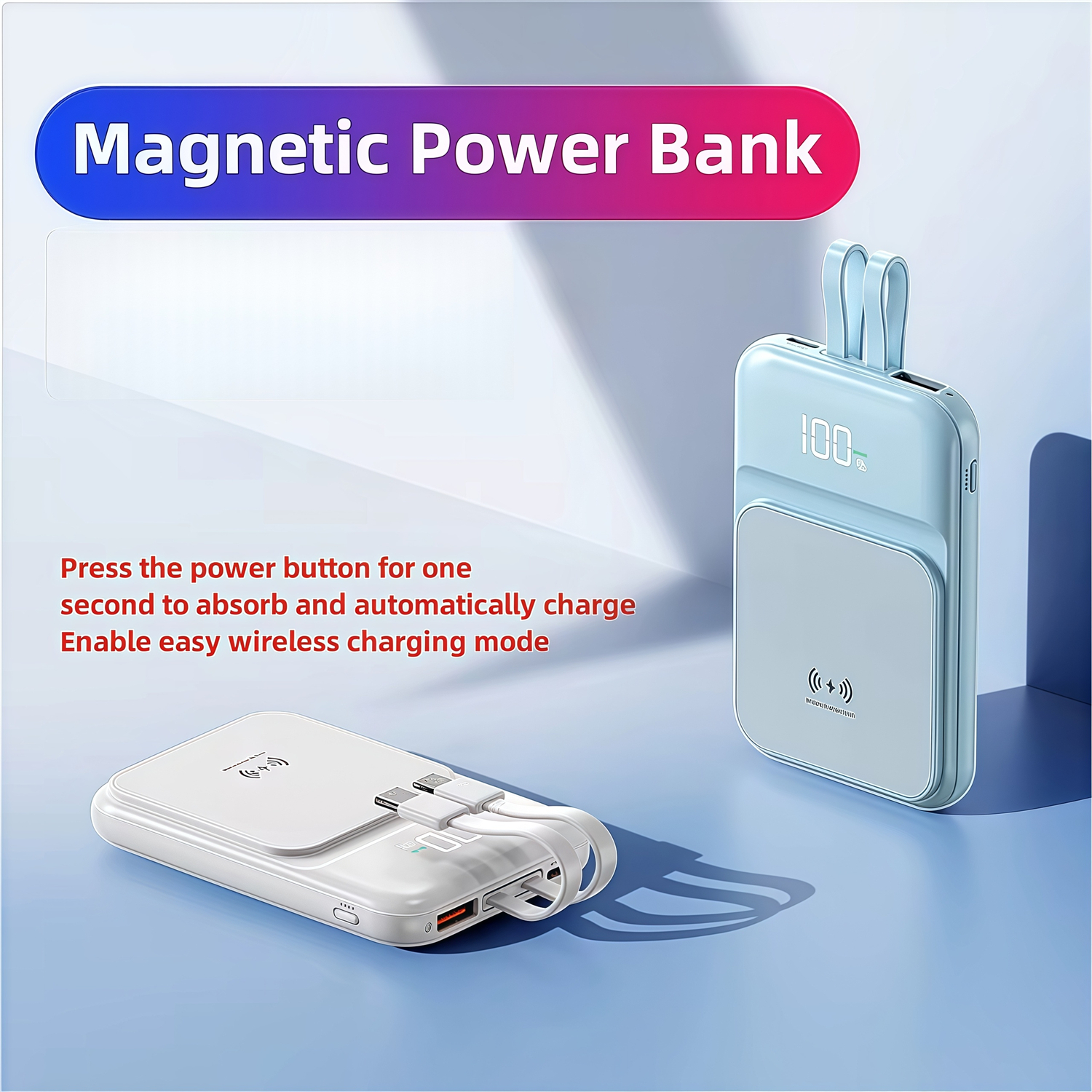 22.5W Magnetic Wireless Power Bank 10000mAh 5000mAh Ultra Capacity Super Fast Charging Magsafe External Battery Charger Portable Powerbank for iPhone15 Samsung Xiaomi Daily Office Travel Use 22.5W Magnetic Wireless Power Bank 10000mAh 5000mAh Ultra Capacity Super Fast Charging Magsafe External Battery Charger Portable Powerbank for iPhone15 Samsung Xiaomi Daily Office Travel Use portable Power bank,xiaomi power bank,iphone power bank,samsung power bank,fast charging power bank,22W power bank,10000mah power bank,20000mah power bank,power bank factory,power bank wholesale