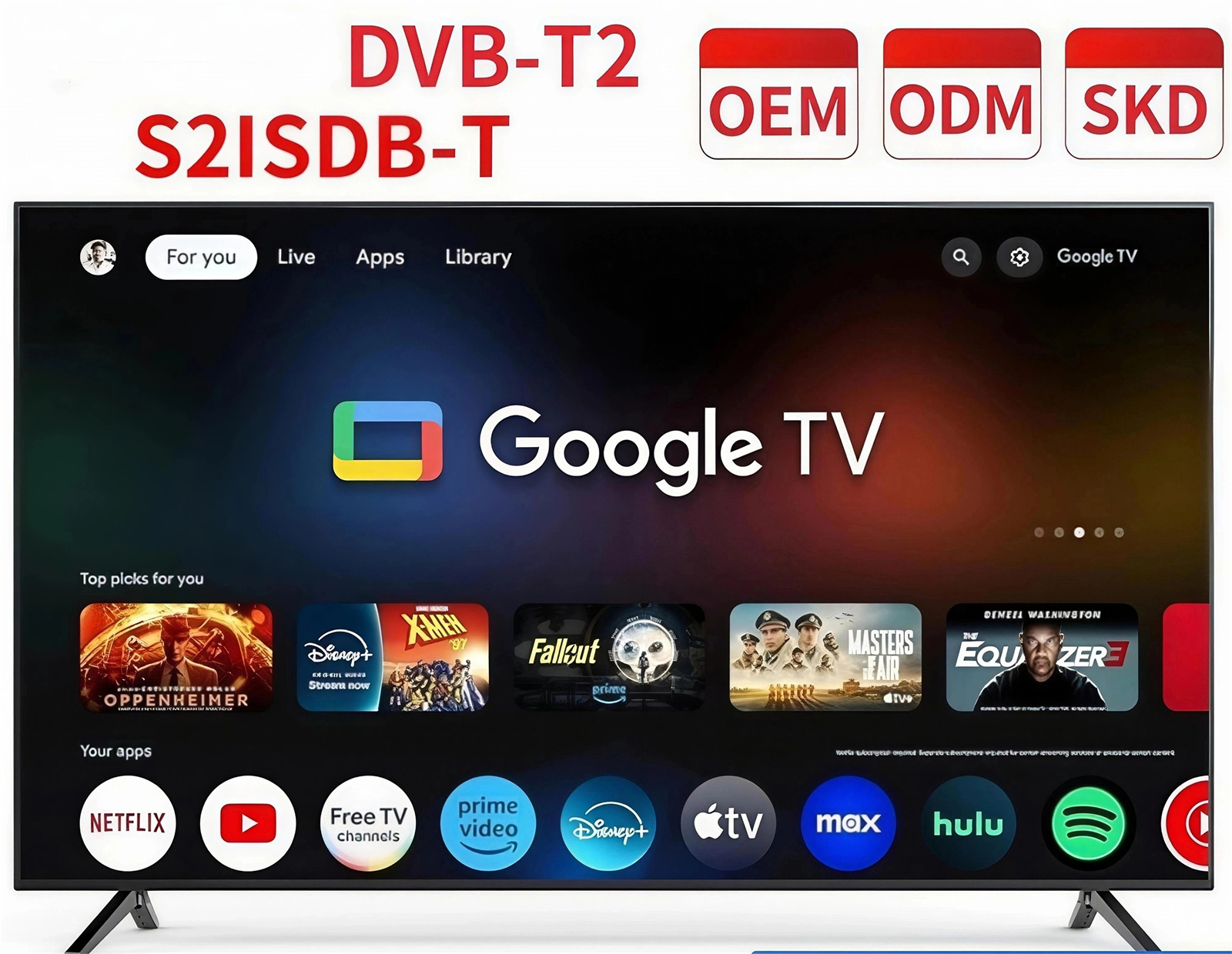 32 Inch Smart LED TV Android LED Plastic Shell Television 8K 4K Borderless Television DVB T2 S2   
