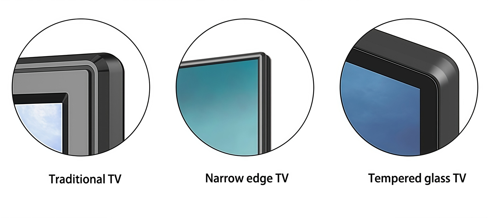 32 Inch Smart LED TV Android LED Plastic Shell Television 8K 4K Borderless Television DVB T2 S2   