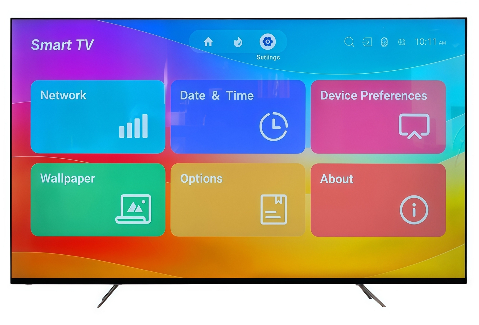 55 Inch QLED Frameless 4K UHD Ultra Slim LG Samsung BOE Screen Android Smart LED Flat Television TV 4K HD TV DTV ATV Flat Screen LED Televisions With DVB T2 S2  