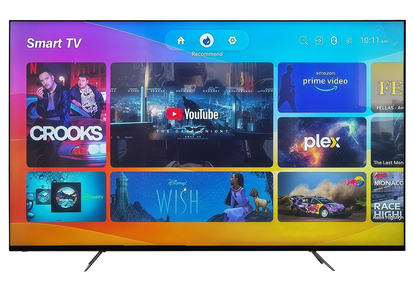 65 Inch QLED Frameless Ultra Slim 8K UHD LG Samgsung BOE Screen Android Smart LED Flat Television TV 4K HD TV DTV ATV Flat Screen LED Televisions With DVB T2 S2  