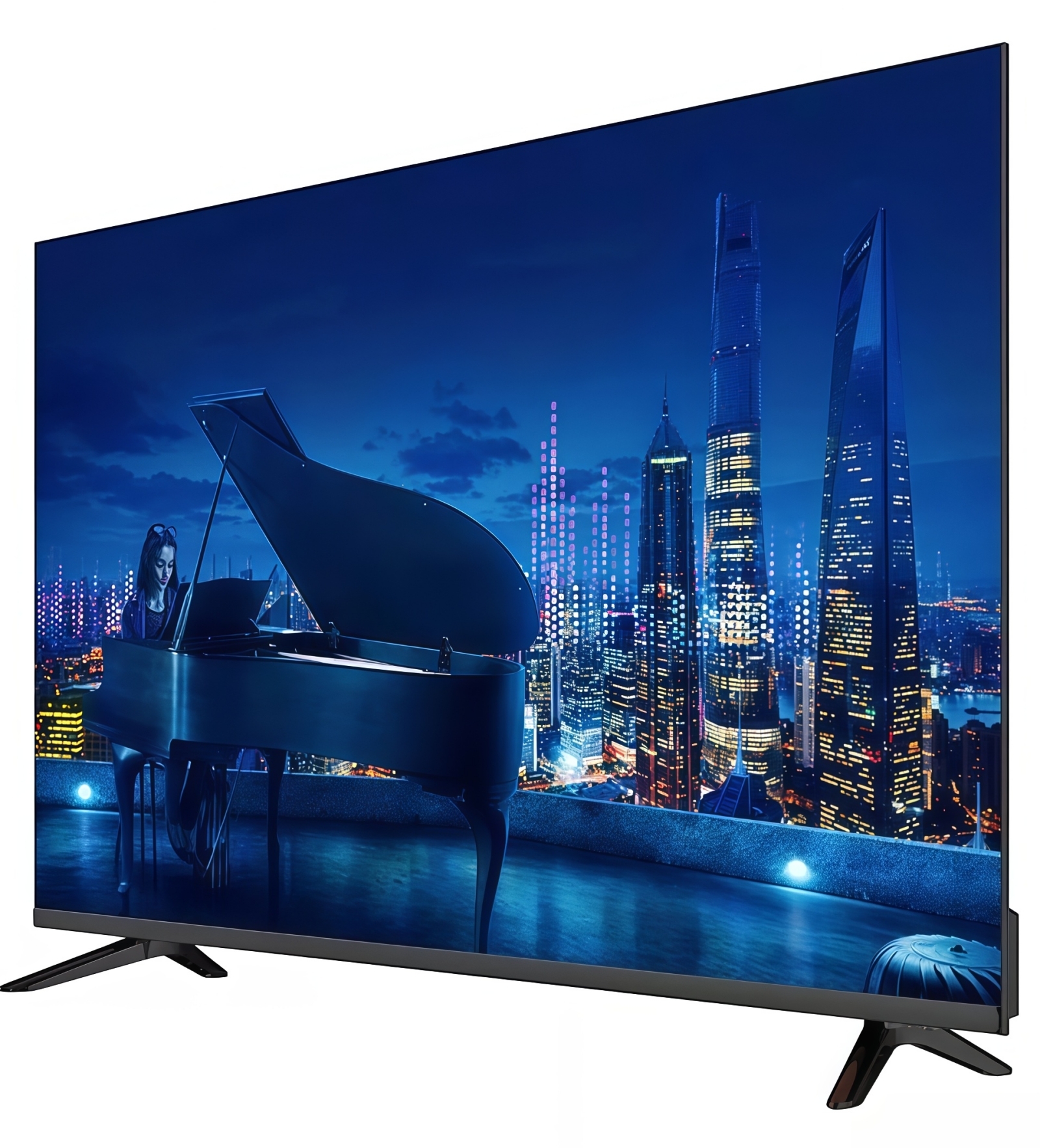65 Inch QLED Frameless Ultra Slim 8K UHD LG Samgsung BOE Screen Android Smart LED Flat Television TV 4K HD TV DTV ATV Flat Screen LED Televisions With DVB T2 S2  