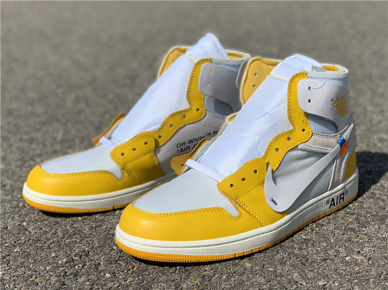 air jordan 1 high off white canary yellow