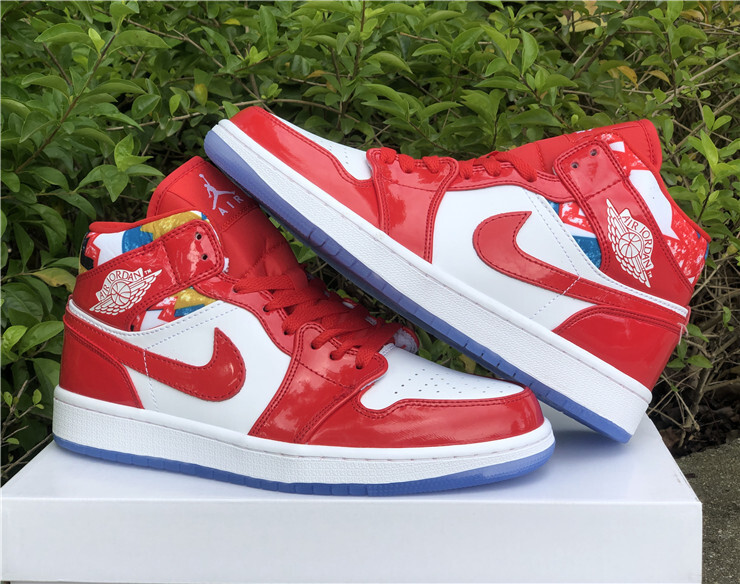 OG Air Jordan 1 Mid Red Patent DC7294600 online, best OG Air Jordan 1
