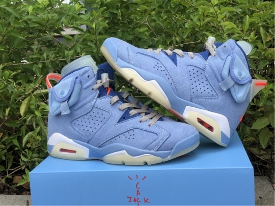 Travis Scott x Air Jordan 6 university blue DH0690-400 online, best Travis Scott x Air Jordan 6 