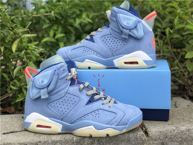 Travis Scott x Air Jordan 6 university blue DH0690-400 online, best Travis Scott x 6 university blue DH0690-400 wholesale