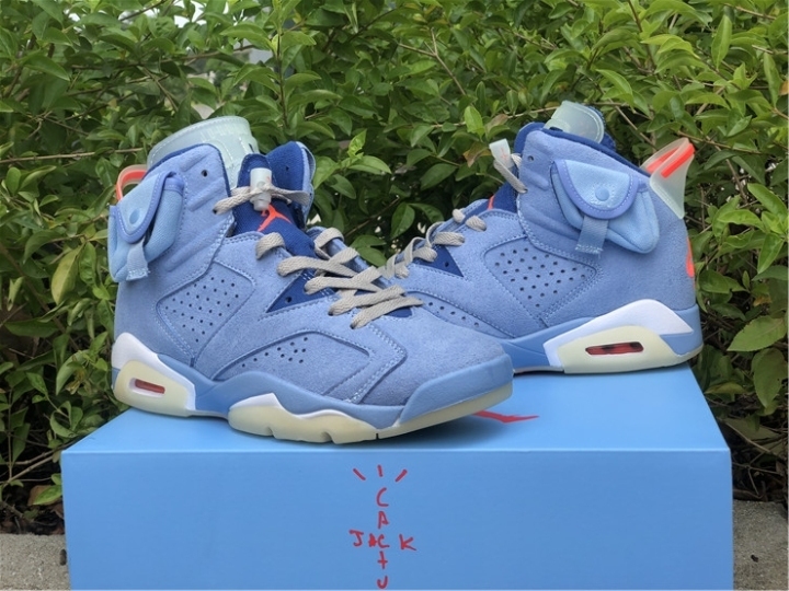 Blue Travis Scott x Air Jordan 6 