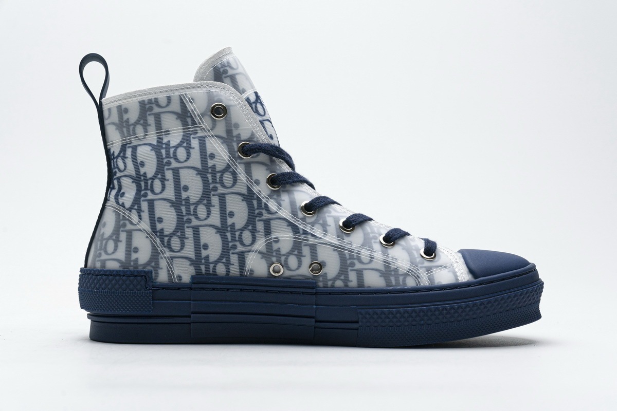 High Quality GET Dior B23 High Top Blue Oblique - CoolKicksMall