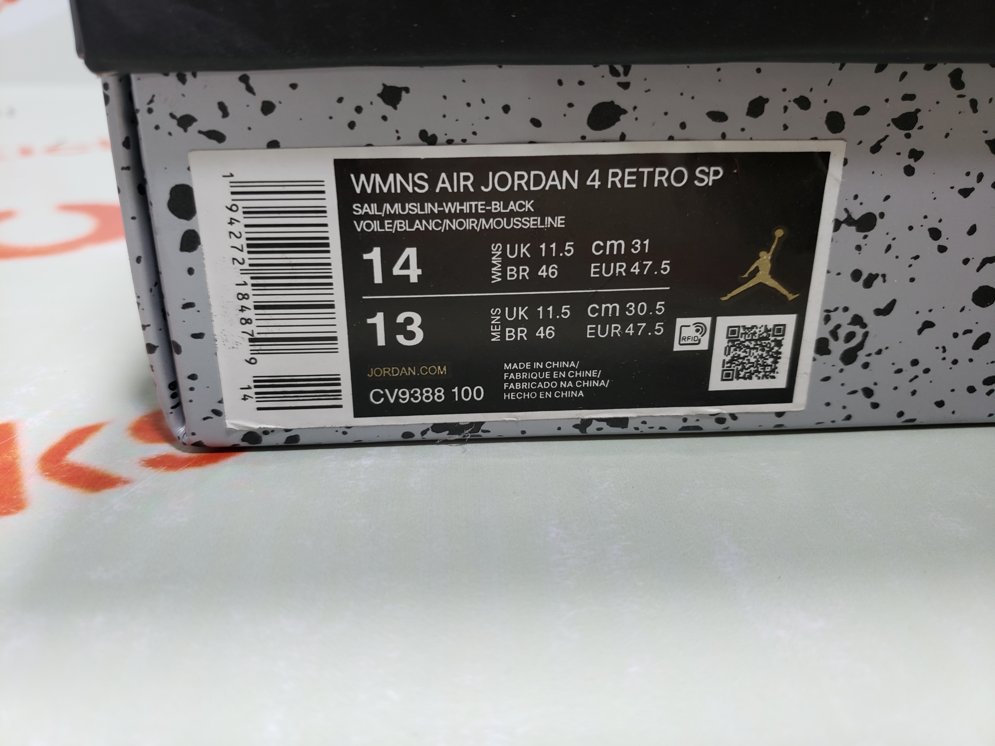 Wmns Air Jordan 4 Retro Off-White Sail – Mad Kicks