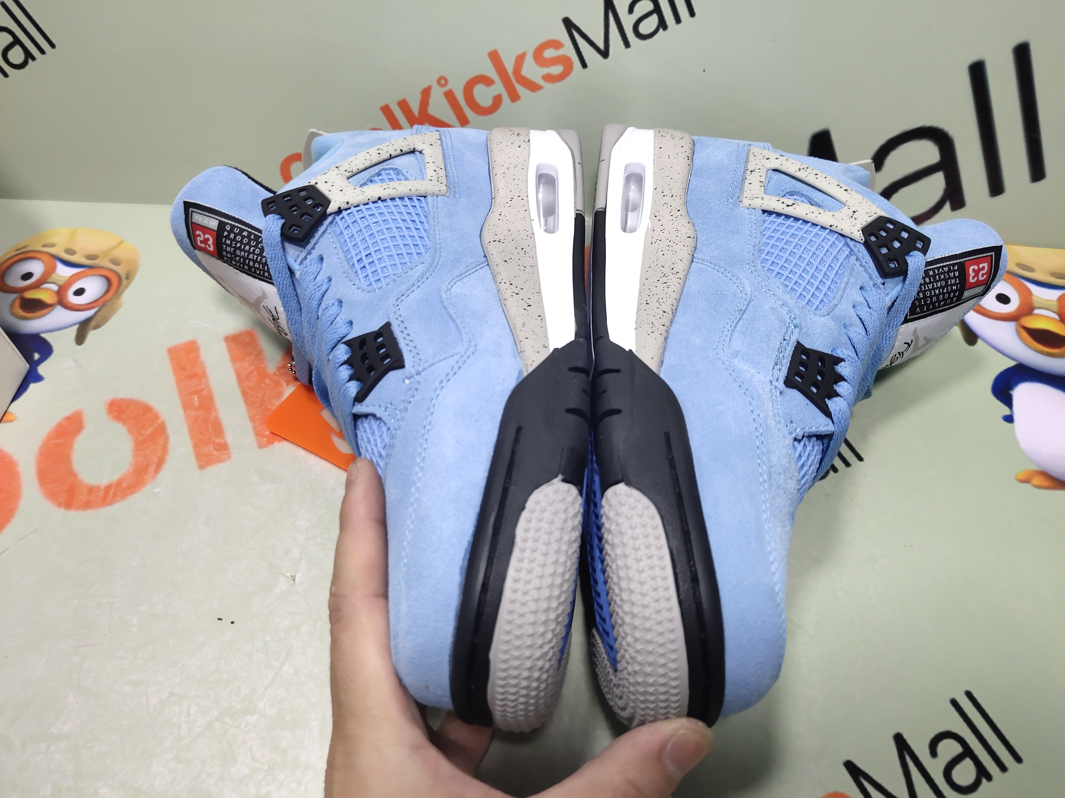 Check These Customs Out. An Air Jordan 4 With An Aqua Feel To It •