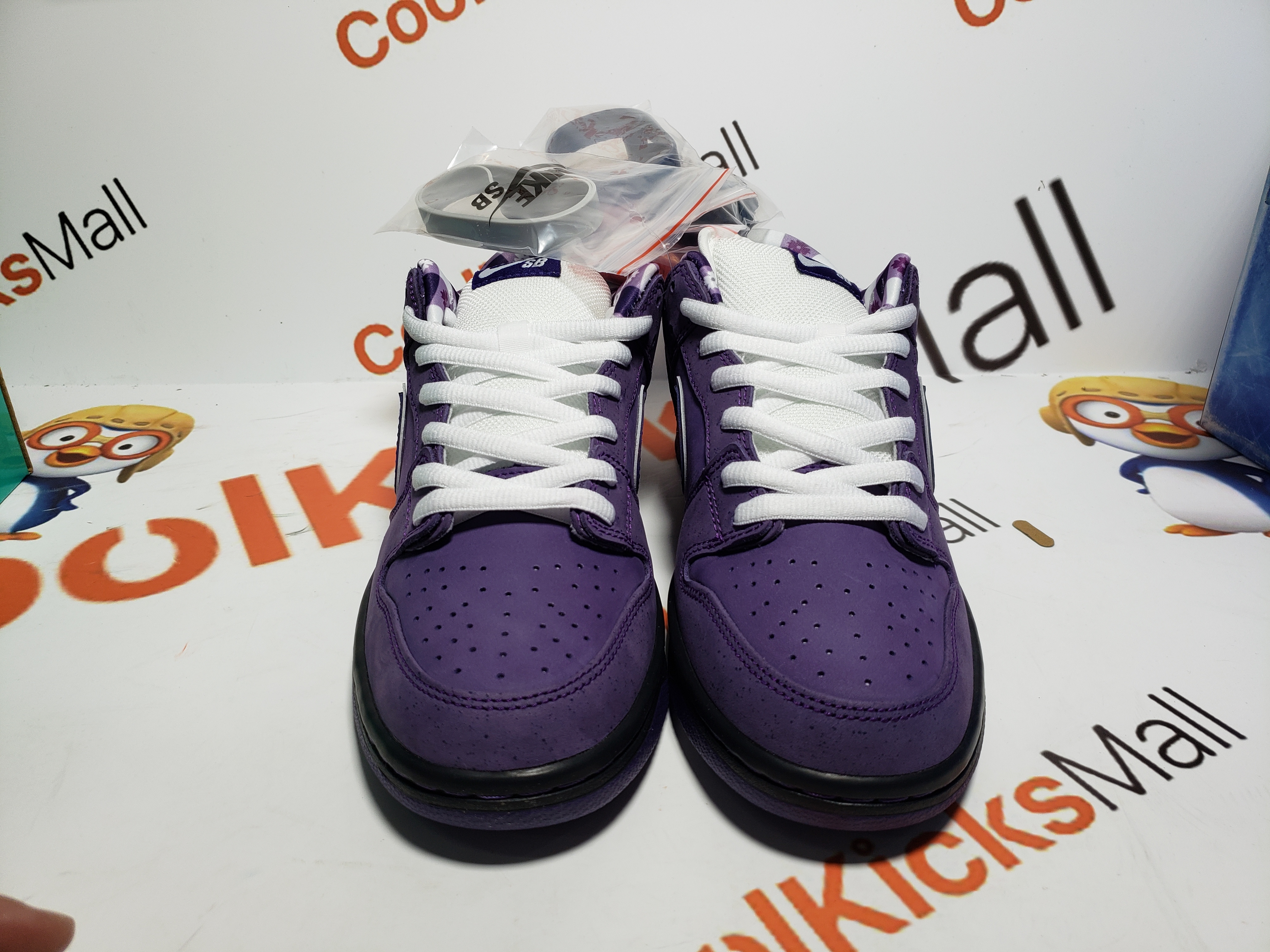 Nike Sb Dunk Low Pro Og Qs Purple Lobster Sneakers Men Size US8 BV1310 555  used