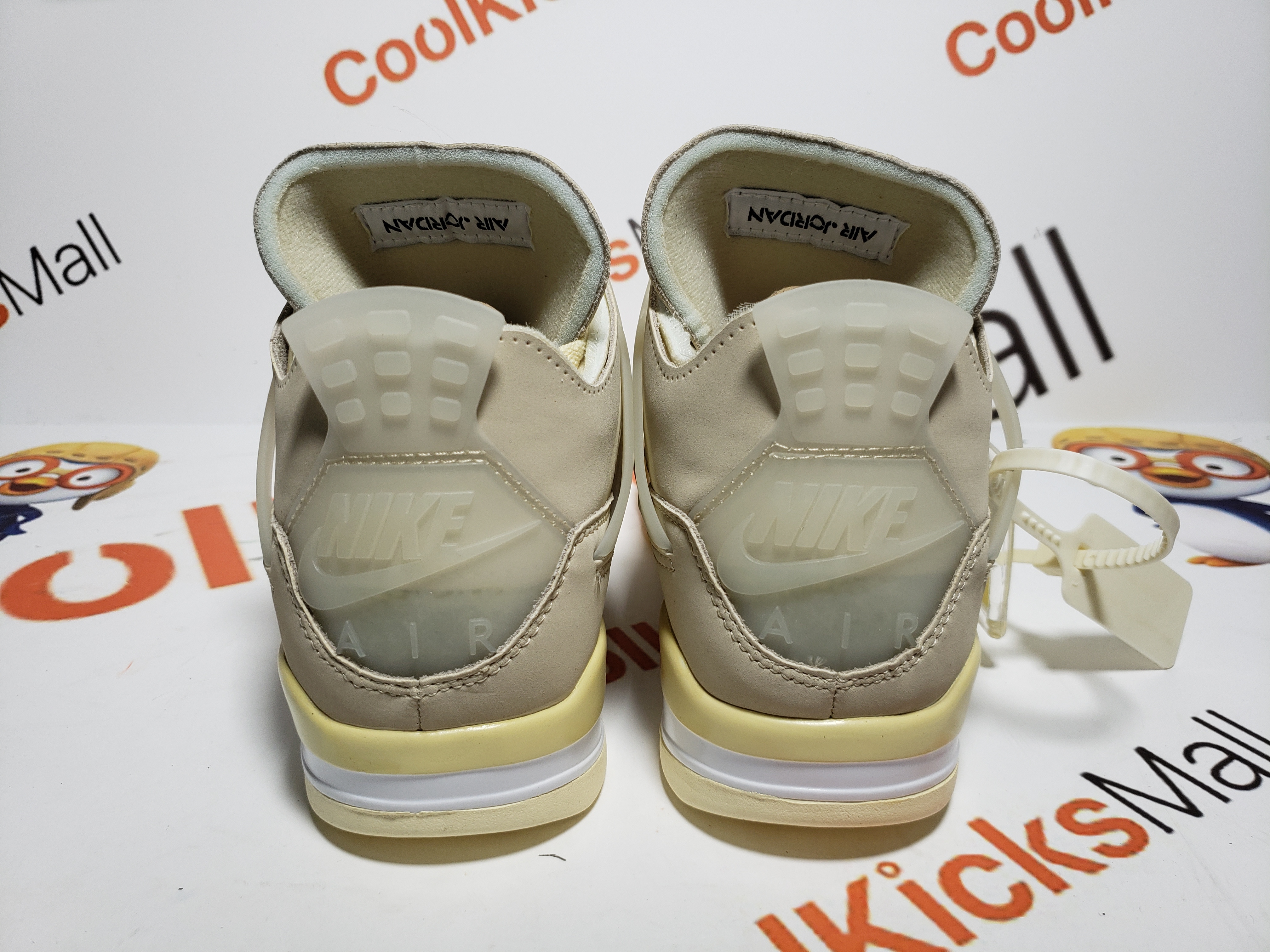 Wmns Air Jordan 4 Retro Off-White Sail – Mad Kicks