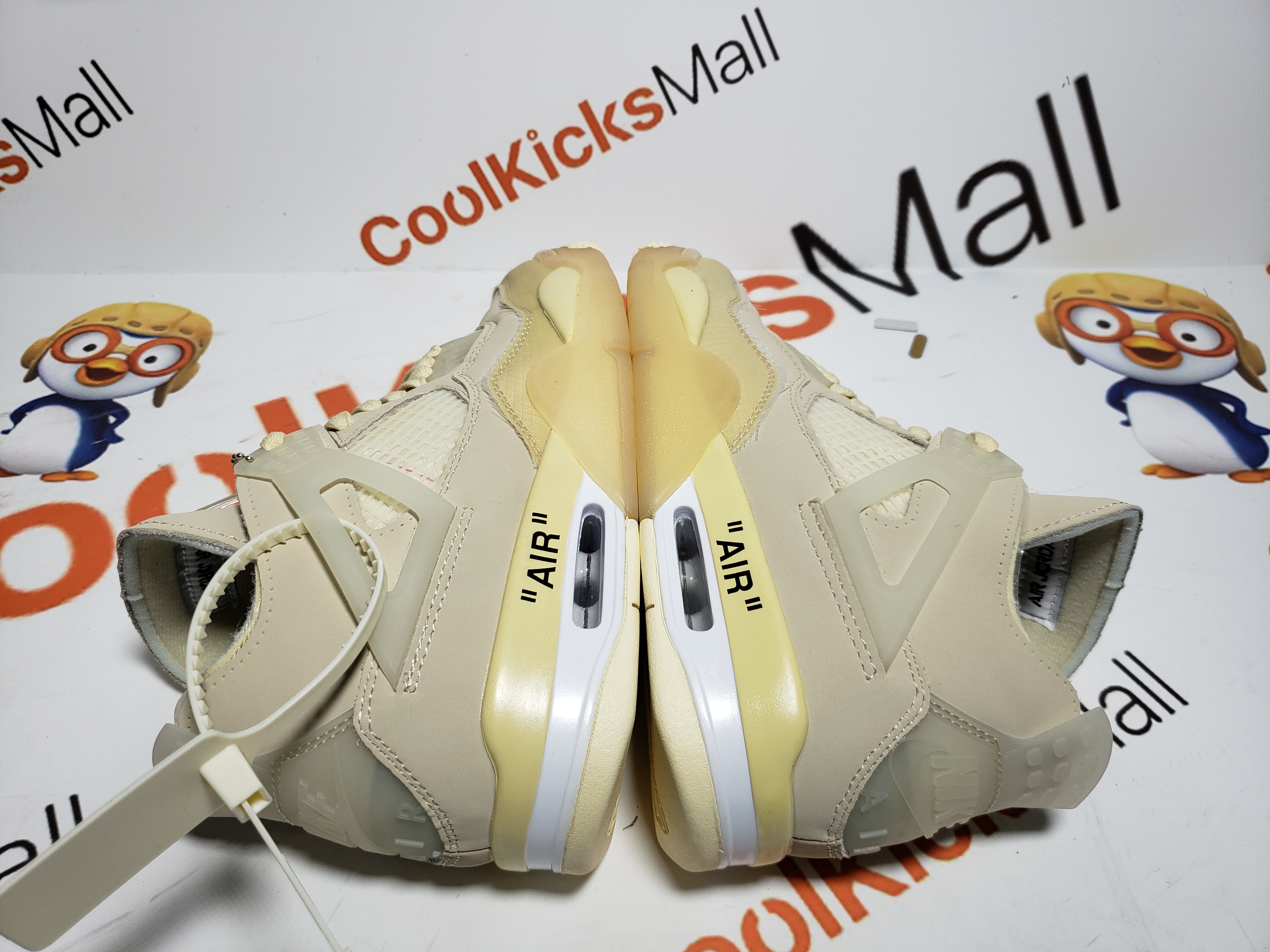 Wmns Air Jordan 4 Retro Off-White Sail – Mad Kicks