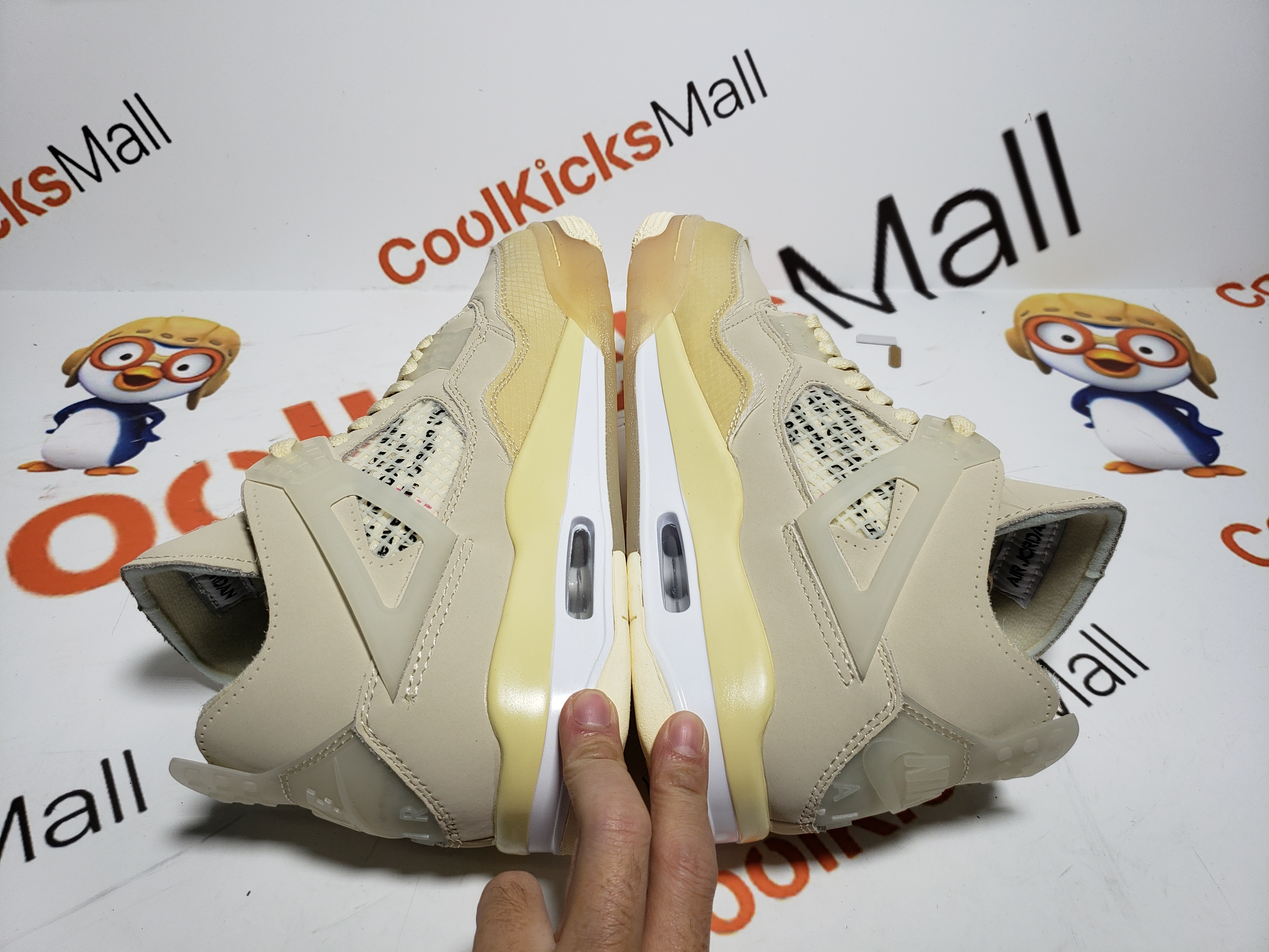 OFF-WHITE x Wmns Air Jordan 4 SP 'Sail' — Kick Game