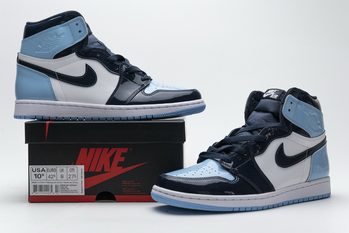 PK God  Air Jordan 1 Retro High OG UNC Patent