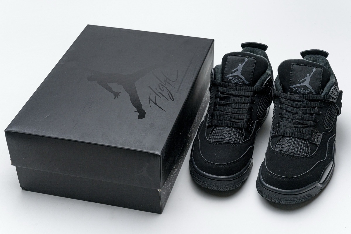 pk god air jordan 4 retro black cat