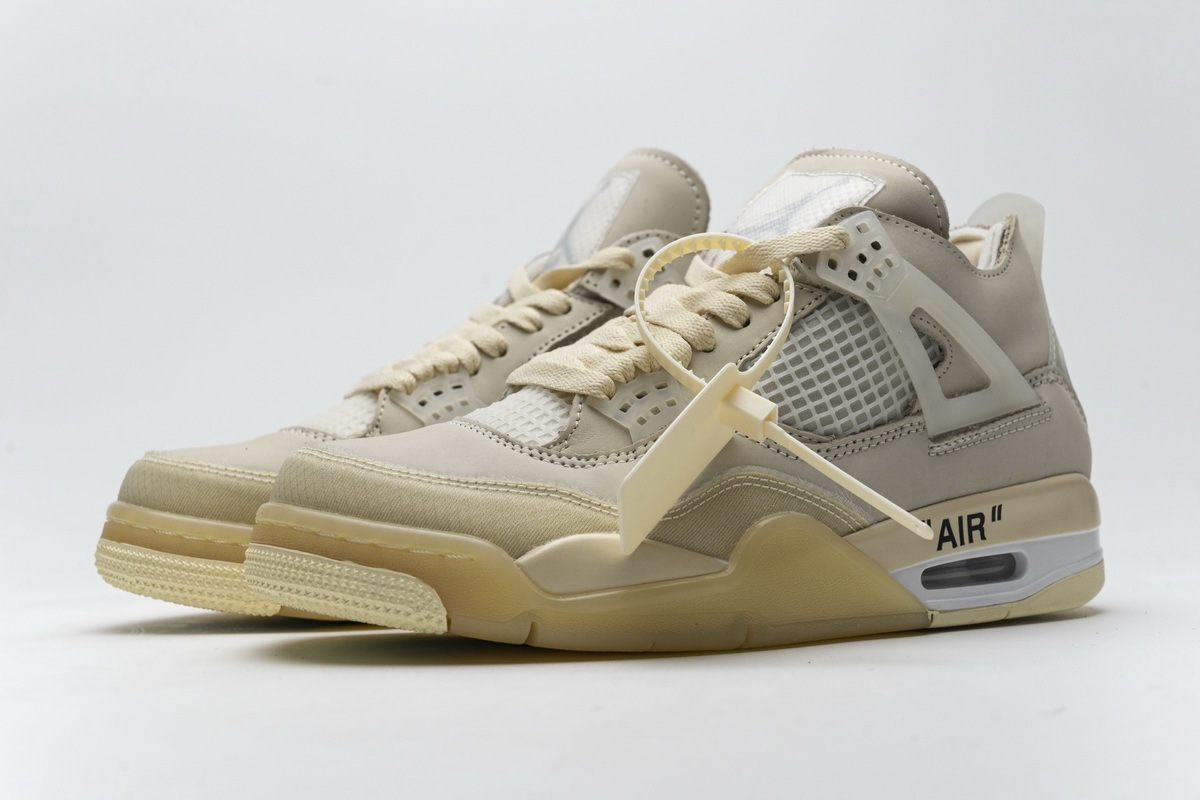 PK God | Perfect Kicks Sneaker Air Jordan 4 Retro Off-White Sail ...