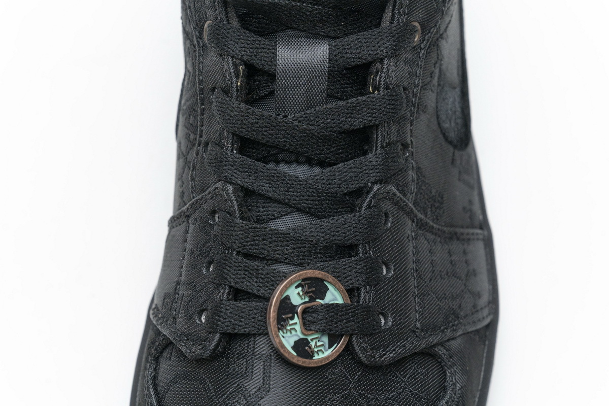 PK God  Air Jordan 1 Mid Edison Chen Fearless Black