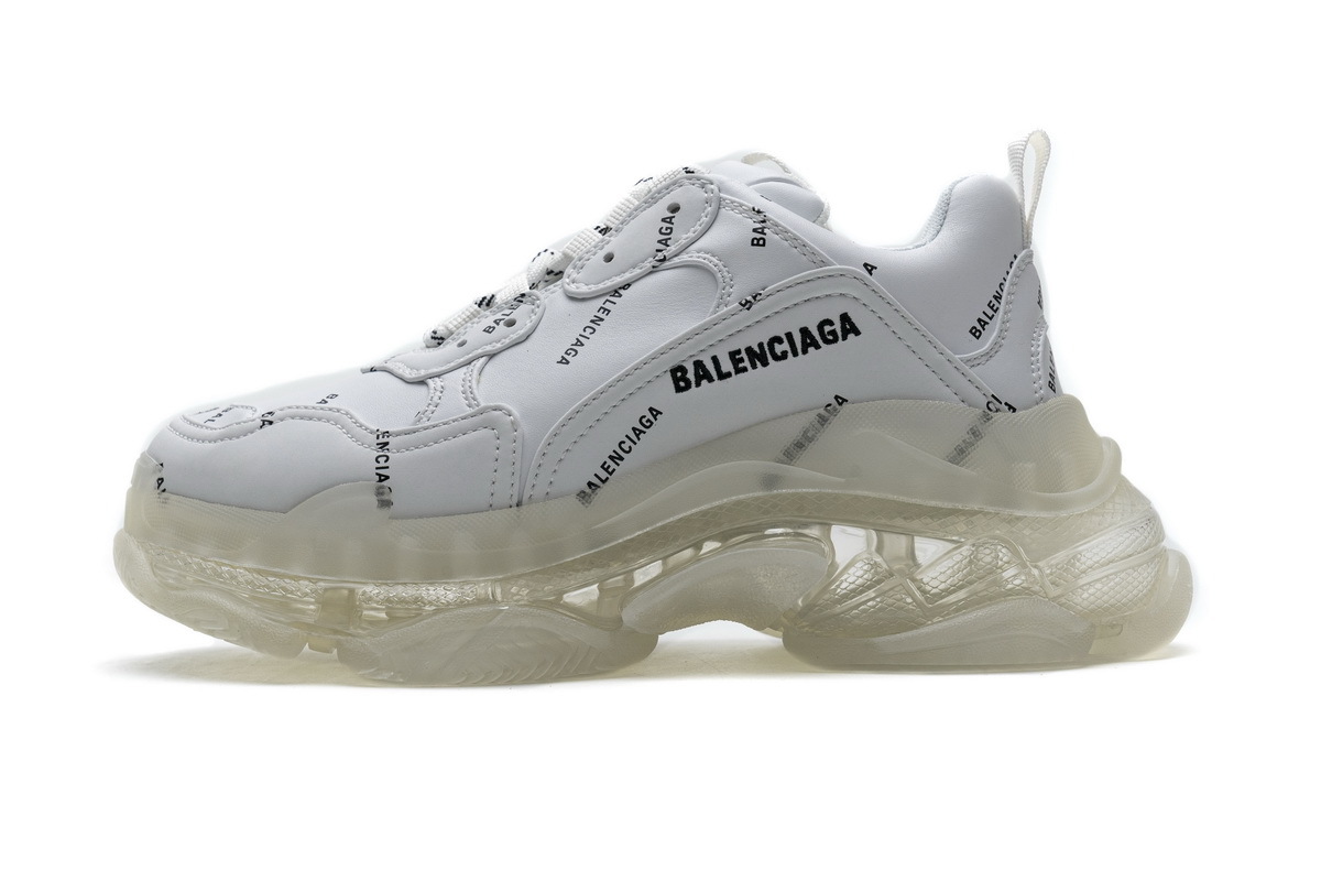 PK God | Perfect Kicks Sneaker Balenciaga Triple S Letter White - Stockxshoes