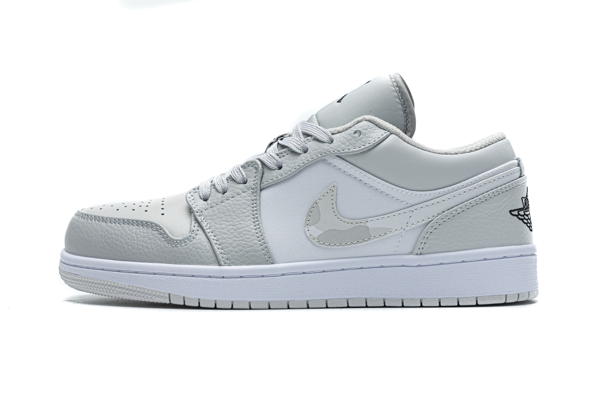 PK God Air  Jordan 1 Low White Camo