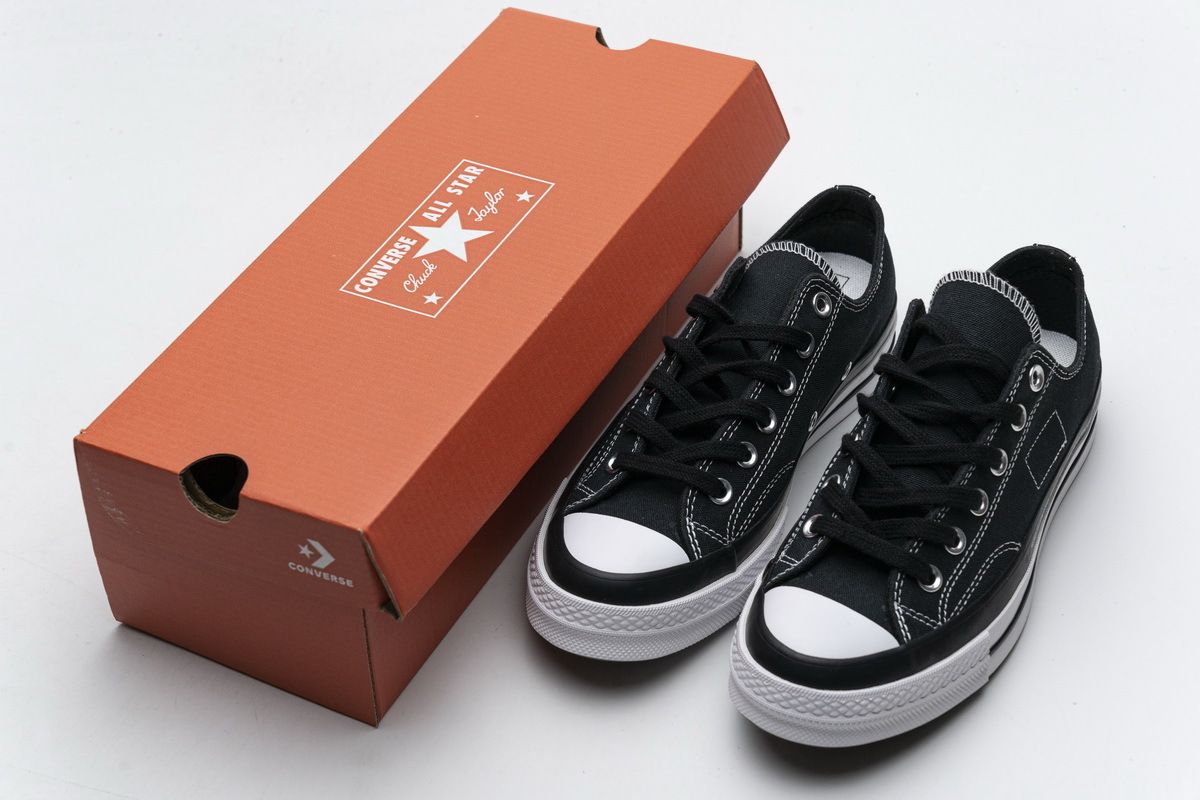 PK God Fragment x Moncler Converse CTAS LIFT OX Black White
