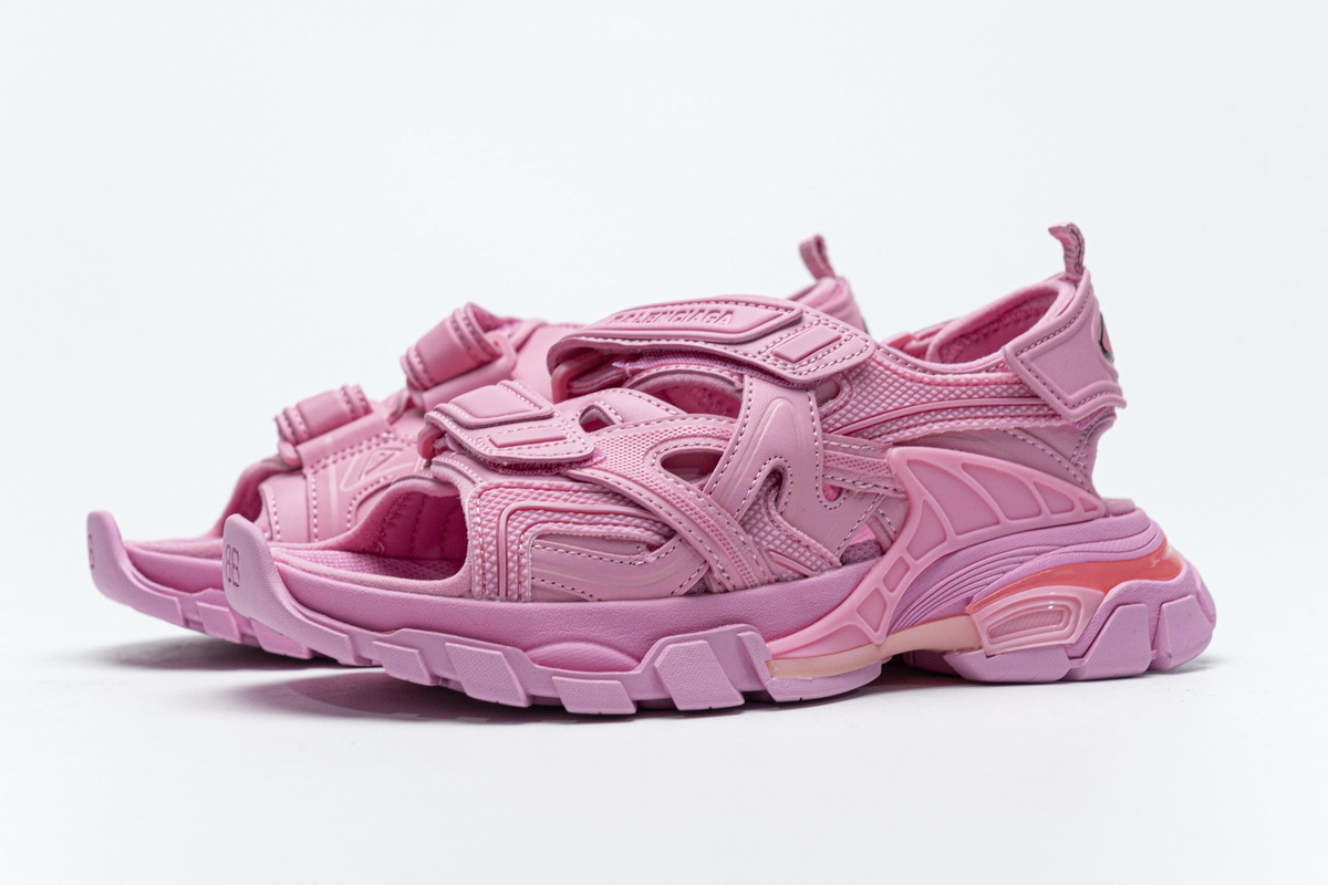  PK God Balenciaga Track Sandal Pink