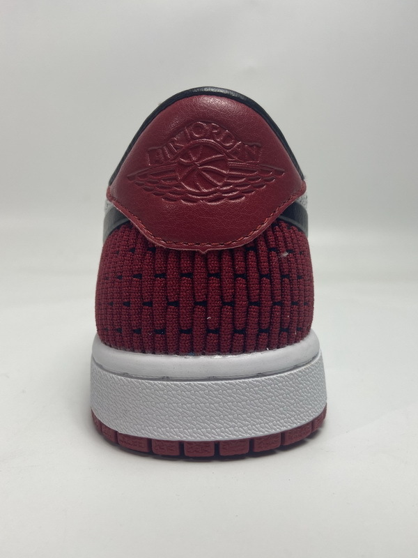 PK God Air Jordan 1 Low Flyknit Black Toe