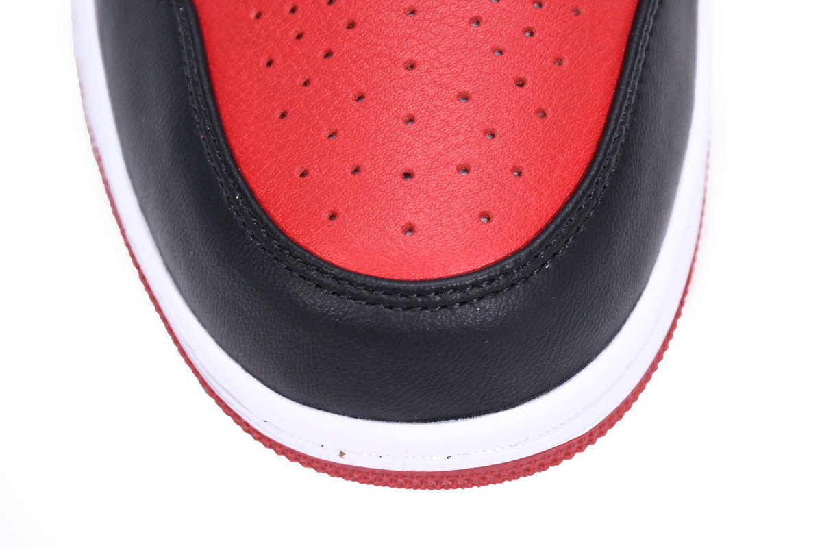 PK God Air Jordan 1 Low Bred Toe