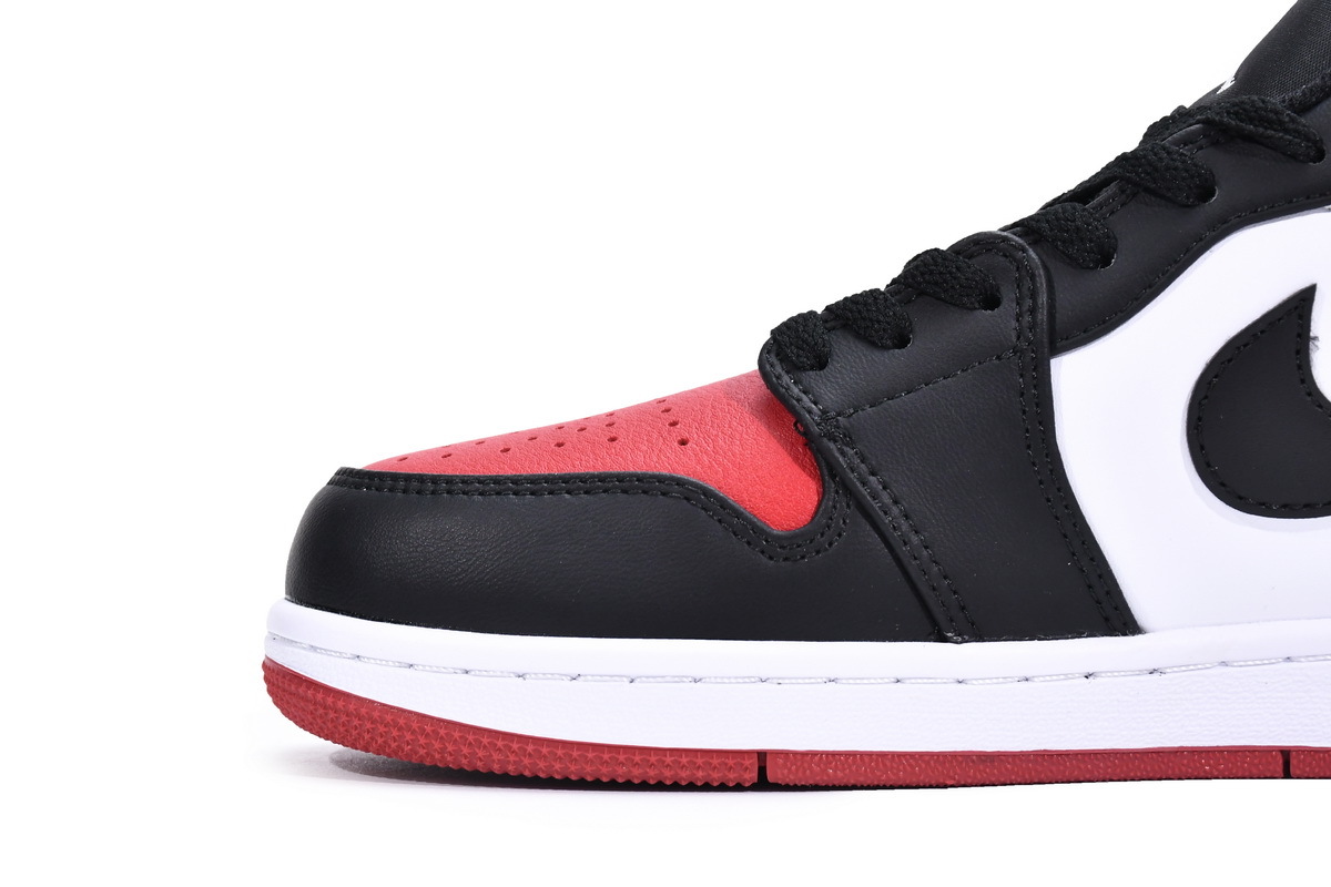 PK God Air Jordan 1 Low Bred Toe