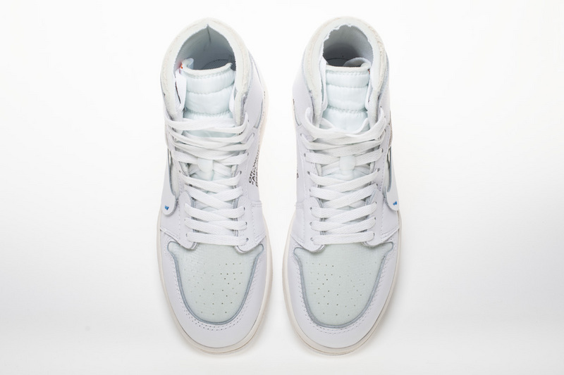 OWF Batch Sneaker & Jordan 1 Retro High Off-White White​​​​ AQ0818-100