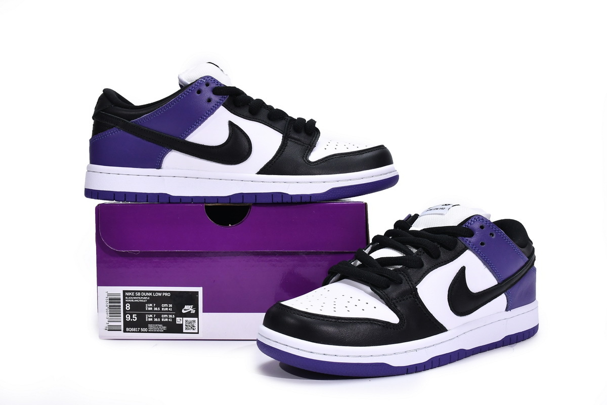 Stockxshoes On Sale &Nike SB Dunk Low Court Purple(DM Batch）