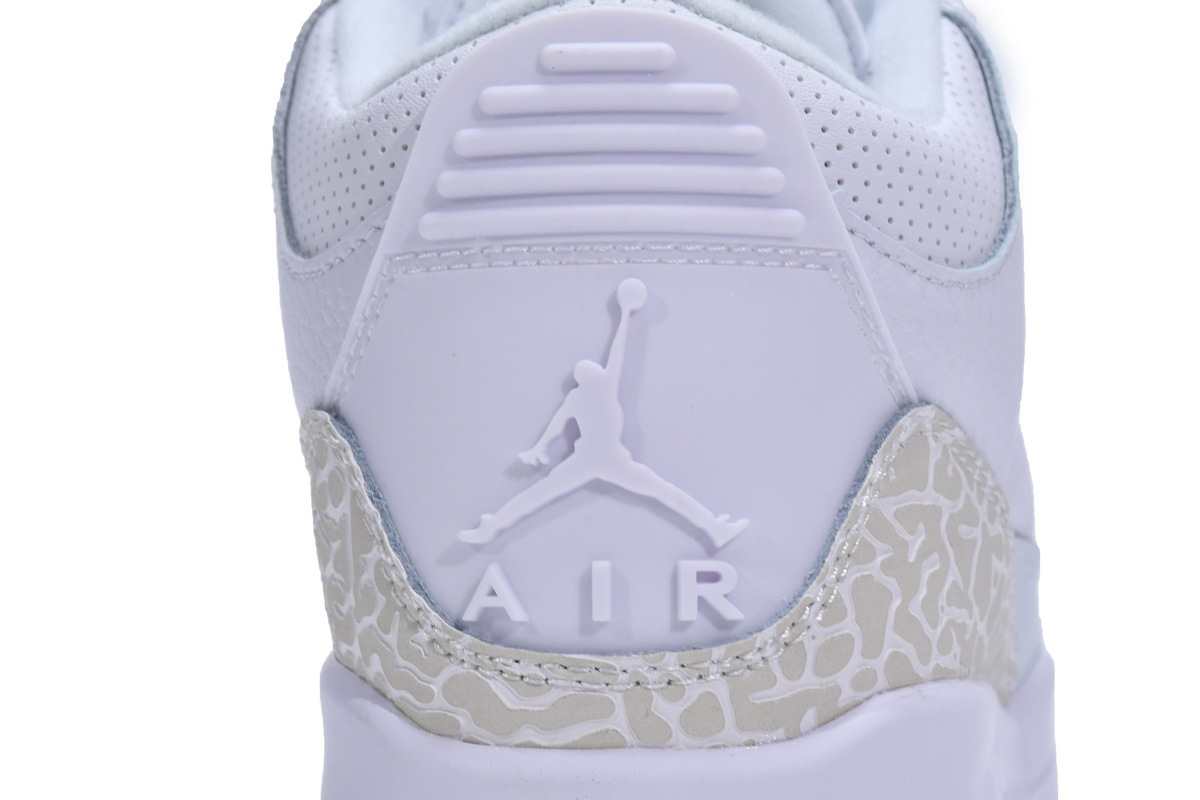XP Factory Sneakers &Jordan 3 Retro Pure White (2018)136064-111