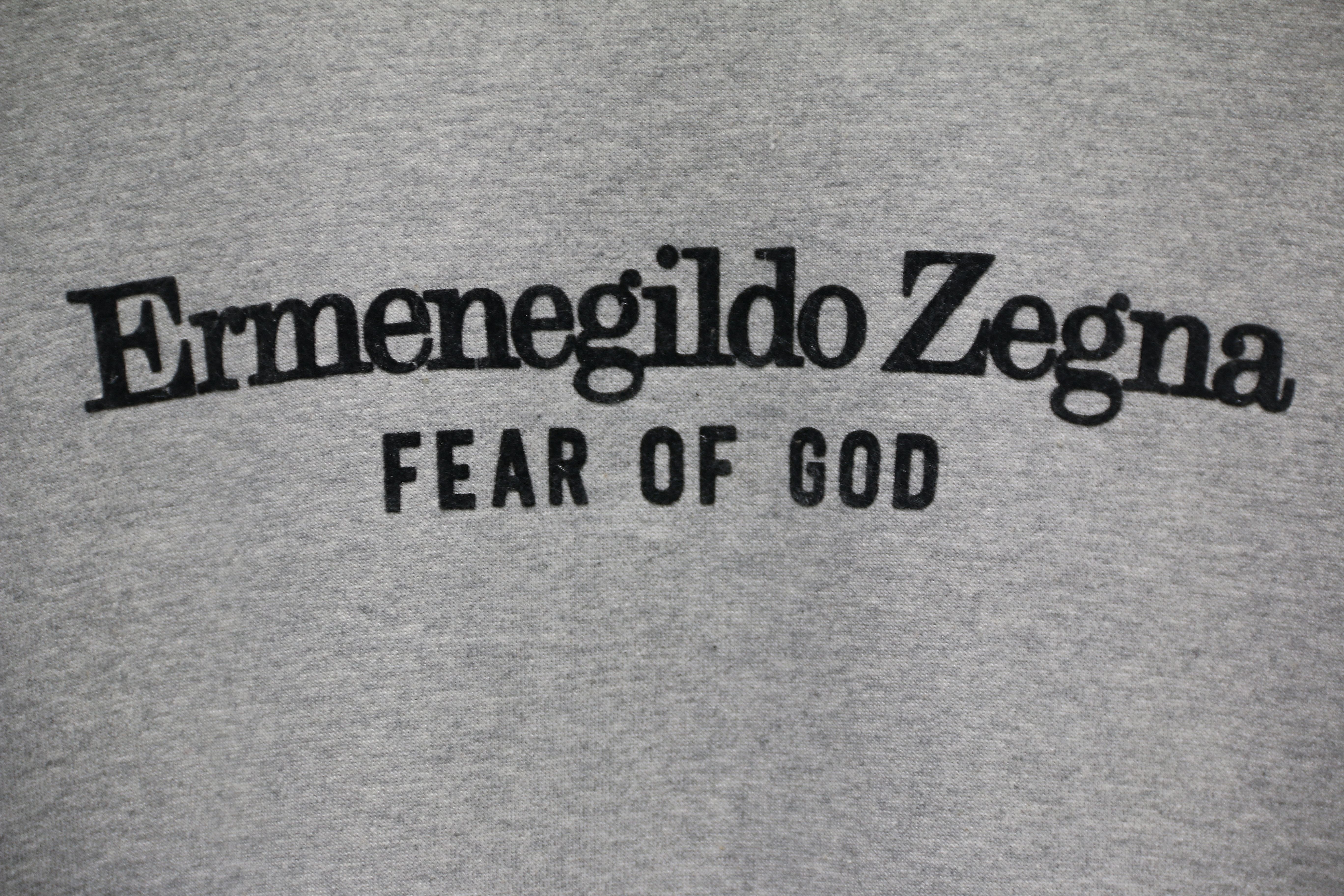 Top Quality Fear of God x Ermenegildo Zegna Cotton Blend Souvenir Crewneck Sweater(Free Shipping)