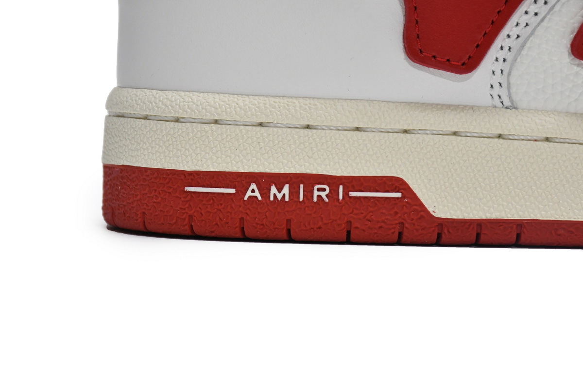 PK God AMIRI Skel Panelled Top Low White Red