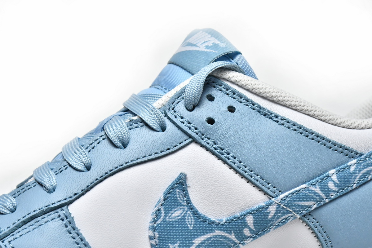 PK God Nike Dunk Low Essential Paisley Pack Worn Blue