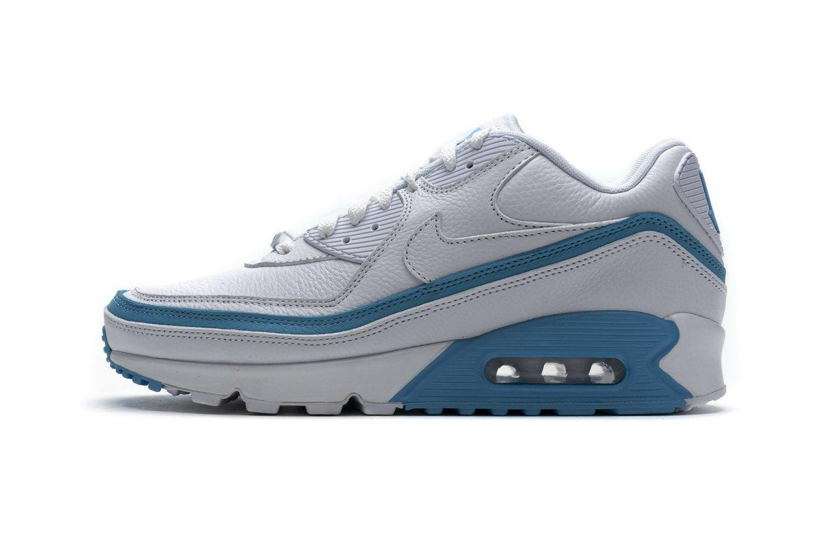 Stockxshoes On Sale &Nike Air Max 90 Undefeated White Blue Fury(XP Batch)