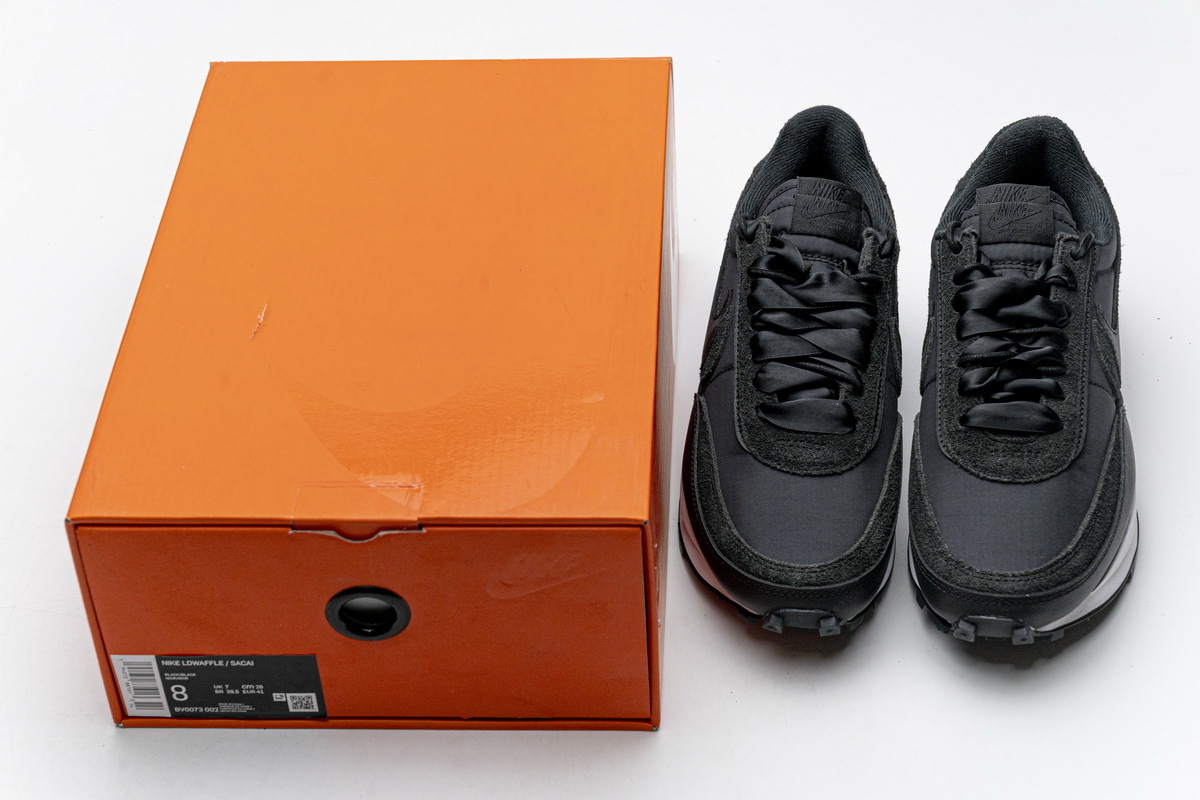Stockxshoes On Sale & Nike LD Waffle sacai Black Nylon(XP Batch)