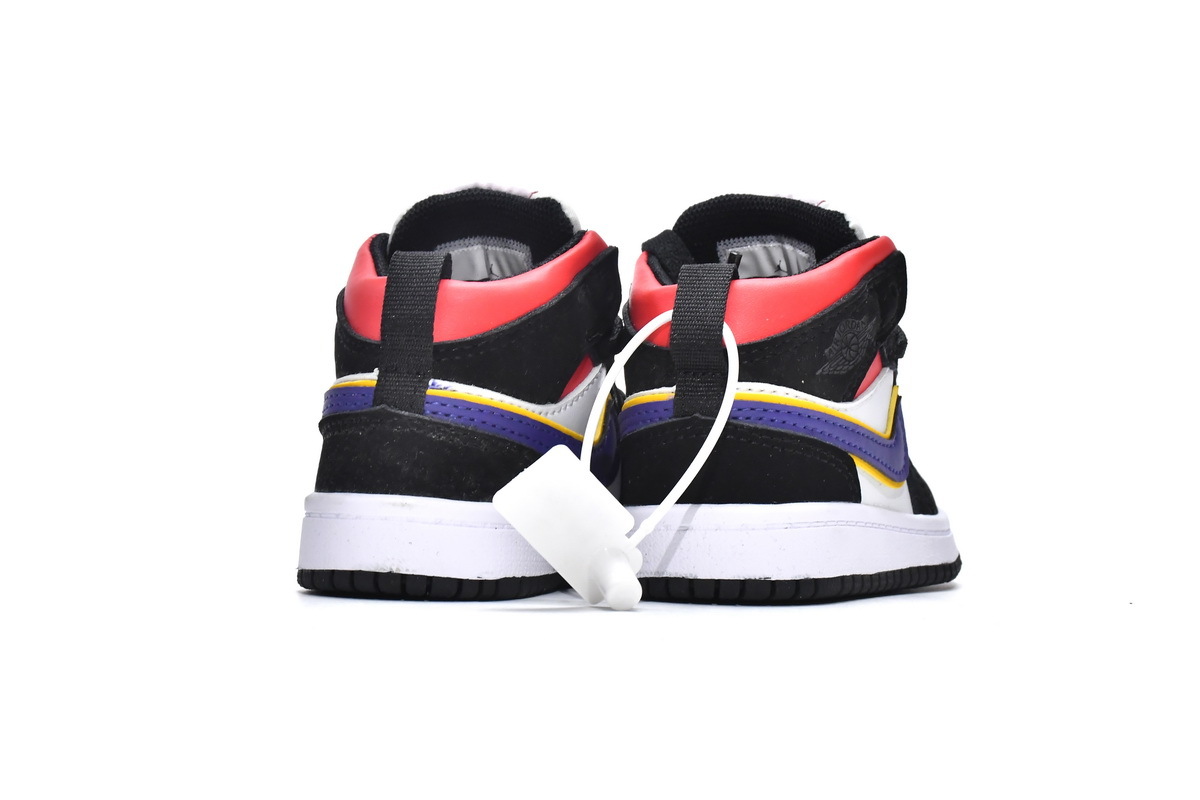 PK God Air Jordan 1 Mid PS Lakers Top 3(Kids)
