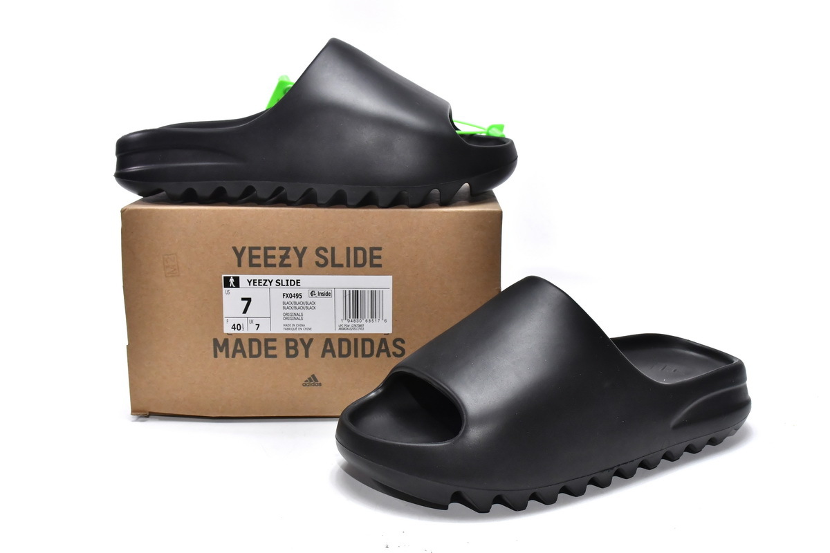 PK God adidas Yeezy Slide Black