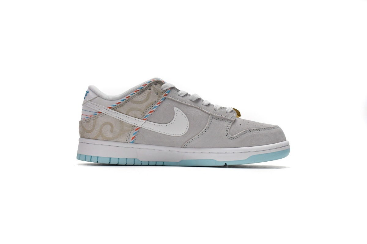 dunk low se barber shop grey