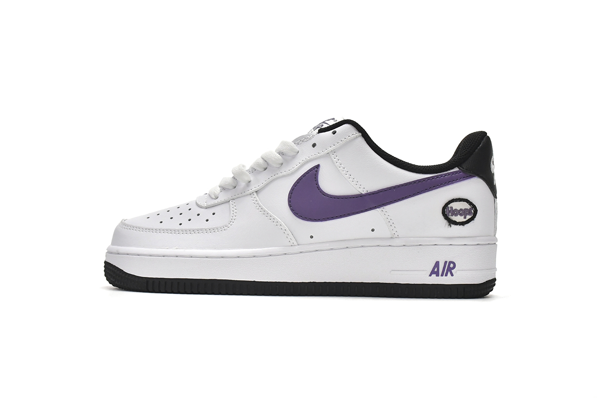 Stockxshoes On Sale & Nike Air Force 1 Low Hoops White Canyon Purple (DM Batch）