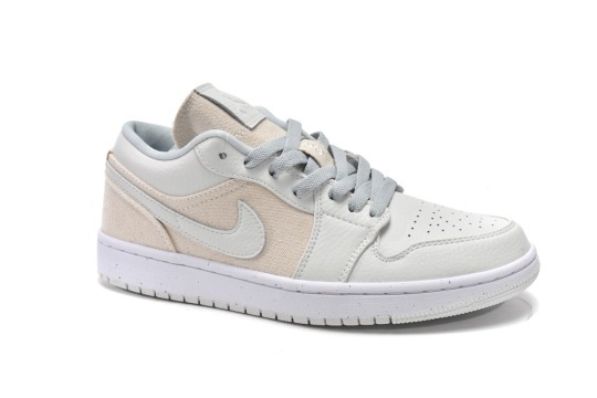 Air Jordan 1 Low Sail Canvas Grey Cream DQ4151-500 - Seplope