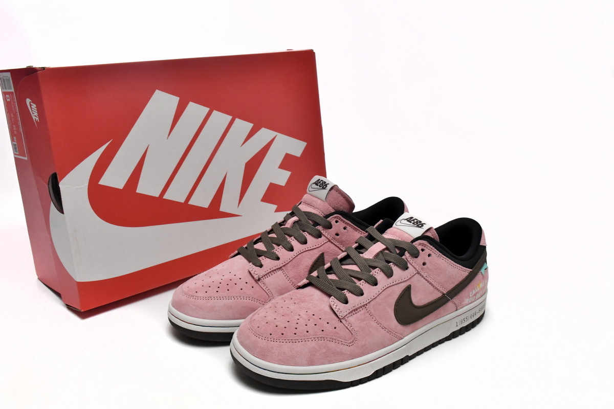 PK God Nike SB Dunk Low AE86 Pink